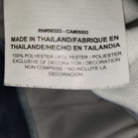 NIKE GOLF Men's Dri-Fit Standard Fit Polo Shirt Size XL Gray Blue Striped - Picture 9 of 9